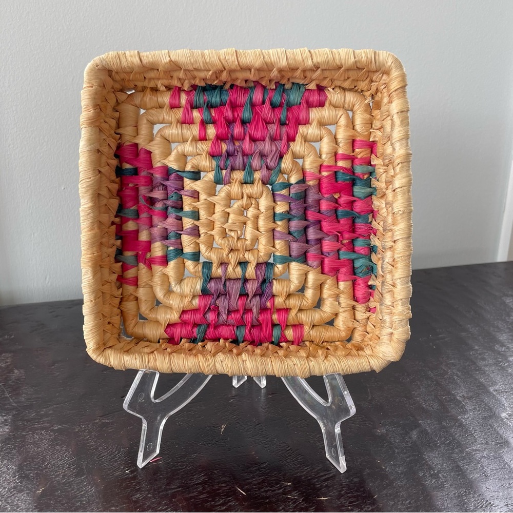 Small Colorful Square Basket